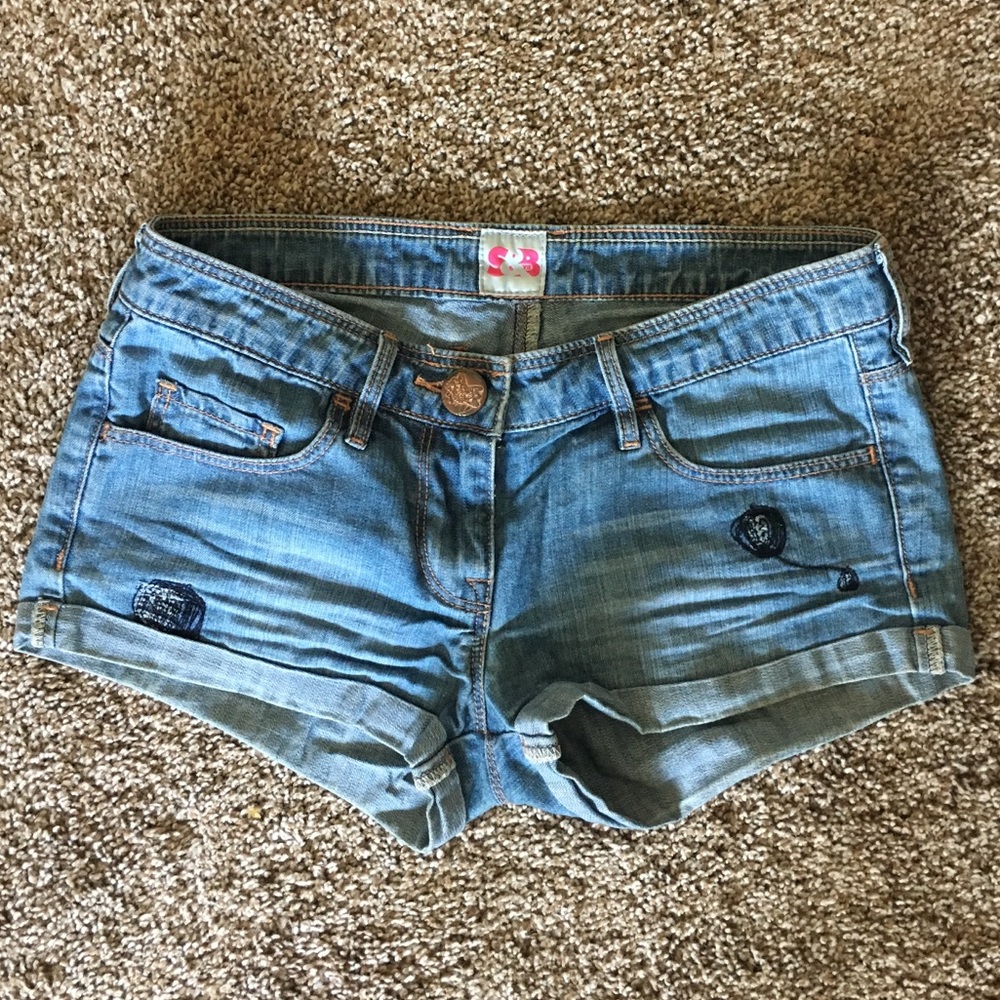 Sass & Bide Light Blue Denim Shorts